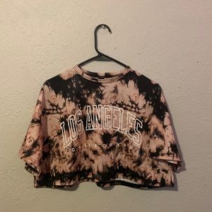 Tie-dye crop top from SHEIN